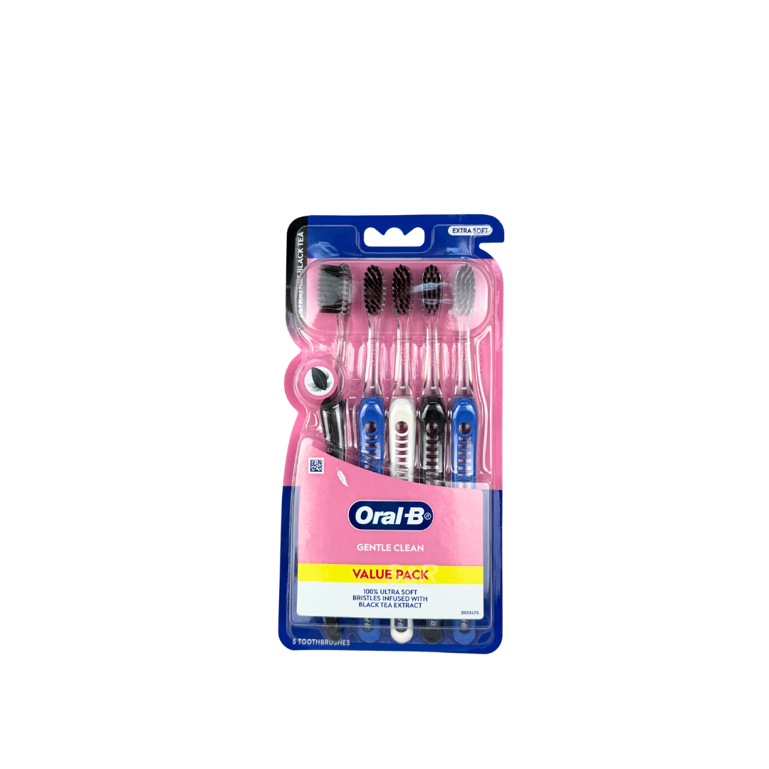 Oral-B Extra Soft Gentle Clean Toothbrushes 5pcs